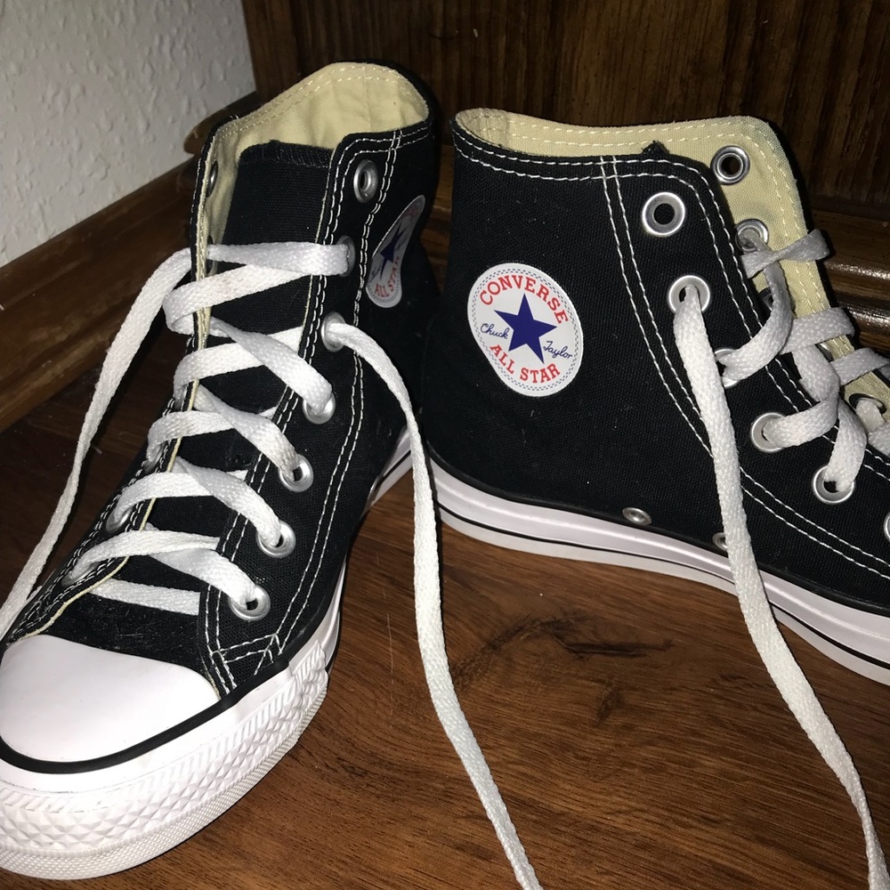 Converse High Tops Black Canvas